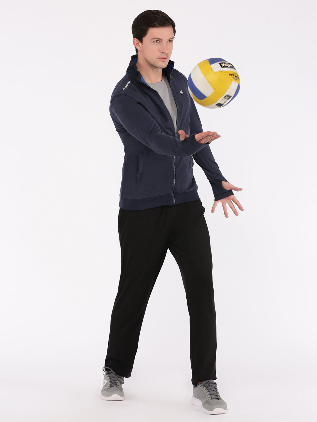 Macroman M-Series Full Sleeve Self Design Men Jacket